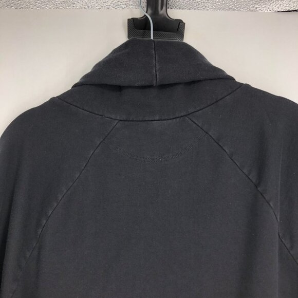 Fig chalet Black Blazer style Cardigan w/2 buttons pronounced lapels + pockets S - Picture 8 of 13